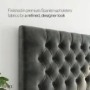 Finished in premium Spanish upholstery fabrics for a refined, designer look