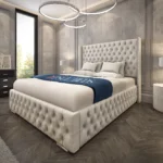 2026 Rome Luxury Wingback Bed