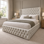 2026 Rome Luxury Wingback Bed