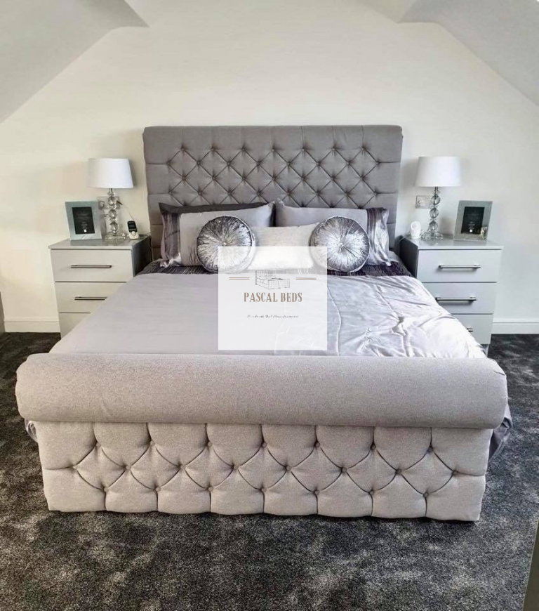 Arcade Sleigh Bed PASCAL BEDS UK