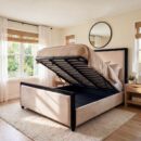 Washington Black Wooden Frame with Black Fabric Covering Edges (3)