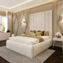 New York Tall headboard Bed Frame (23 Piece Headboard)
