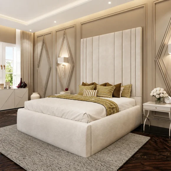 New York Tall headboard Bed Frame (23 Piece Headboard)