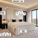 THE LAS VEGAS BED-DIMENSIONS