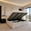 THE LAS VEGAS BED-SLATTED OTTOMAN STORAGE