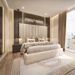 2026 Geneva High & Wide Headboard Bed Frame (2-Piece Headboard)