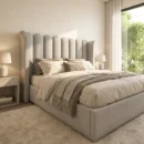 Tulip Wingback Art Deco Bed