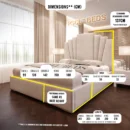 Lincoln Art Deco bed dimensions