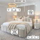 01-ATHENA BED- DIMENSIONS -01