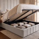 ATHENA BED - SLATTED OTTOMAN STORAGE