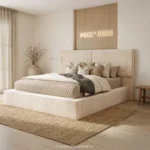 2026 Model Square Hotel Style Bed Frame