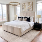 2026 Oslo-Linear Bed Frame with Optional Ottoman Storage