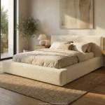 2026 Teddy Zen (Teddy Boucle Cream) Bed frame