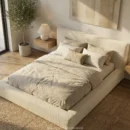 2026 Teddy Zen (Teddy Boucle Cream) Bed frame - Image 4