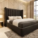 Empire Black Edition Bed with Optional Ottoman Storage
