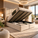 chicago Bedroom with Open Storage Bed