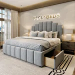 2026 Art Deco Storage Bed with optional drawers