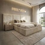 2026 Marble Bahamas PSCL Luxury Hotel Style Wide Bed, Marble Fabric