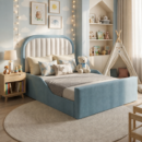 rio blue kids bed frame