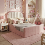 2026 PSCL Rio-Pink Kids Bed (Built in Safety sides)