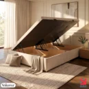 Voluma® Pro Side Lift Ottoman Storage Divan Bed Base - b
