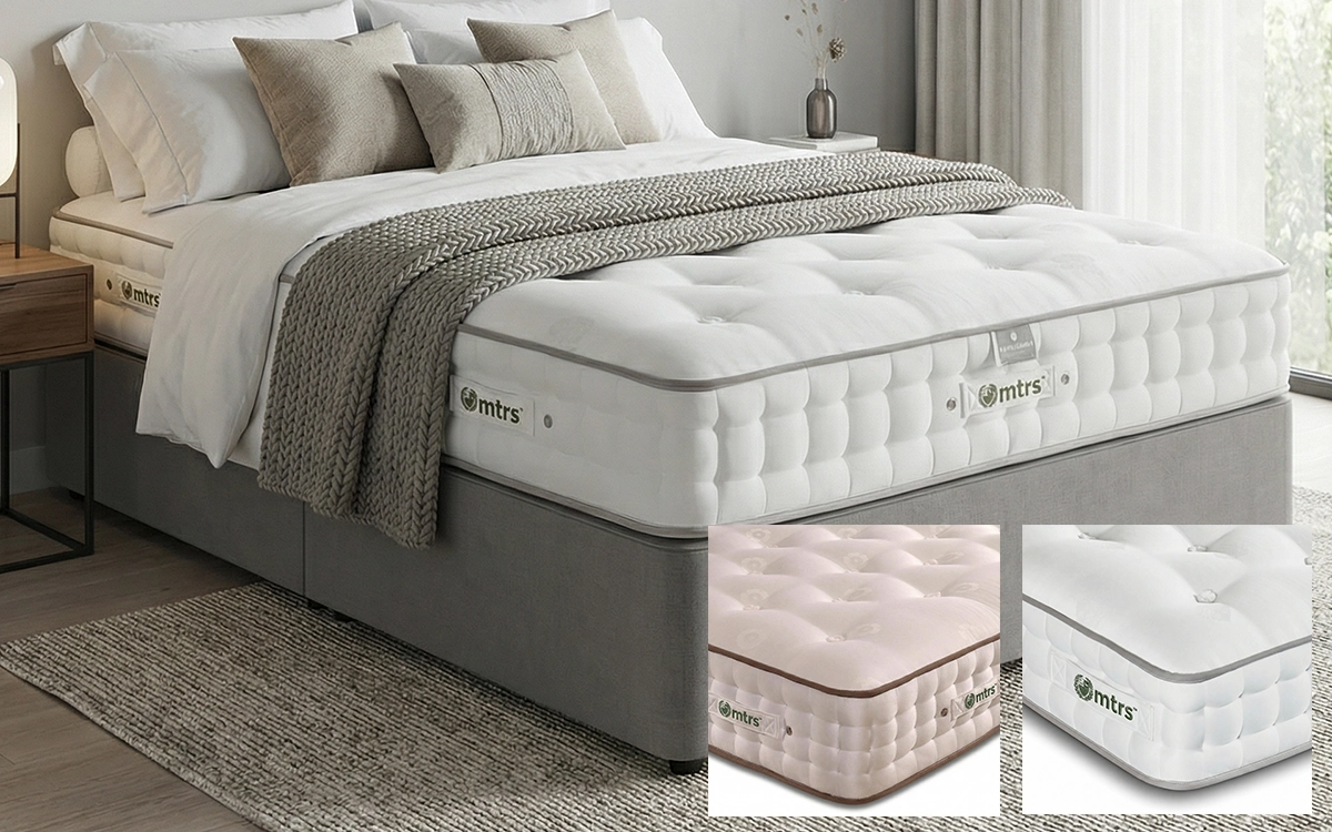 PSCL Beds luxury mattress range featuring Shire Beds Artisan and Signature designs