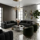Teddy-Cube X sofa - black -h