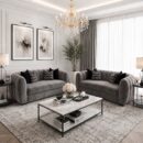 Linear Curved - 3 Seater Handmade Sofa 3+ 2